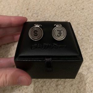Saks Fifth Avenue Dollar/Pound Cuff Links